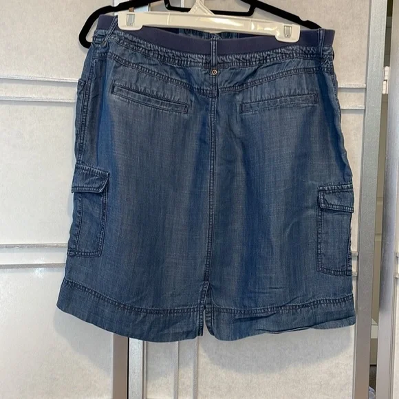 CHICO'S Denim Skirt Size 2 - Picture 2 of 3